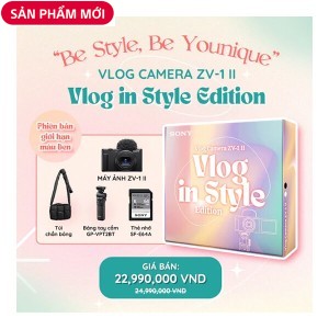 ZV-1II Kit Box | Máy ảnh Vlog in Style Sony